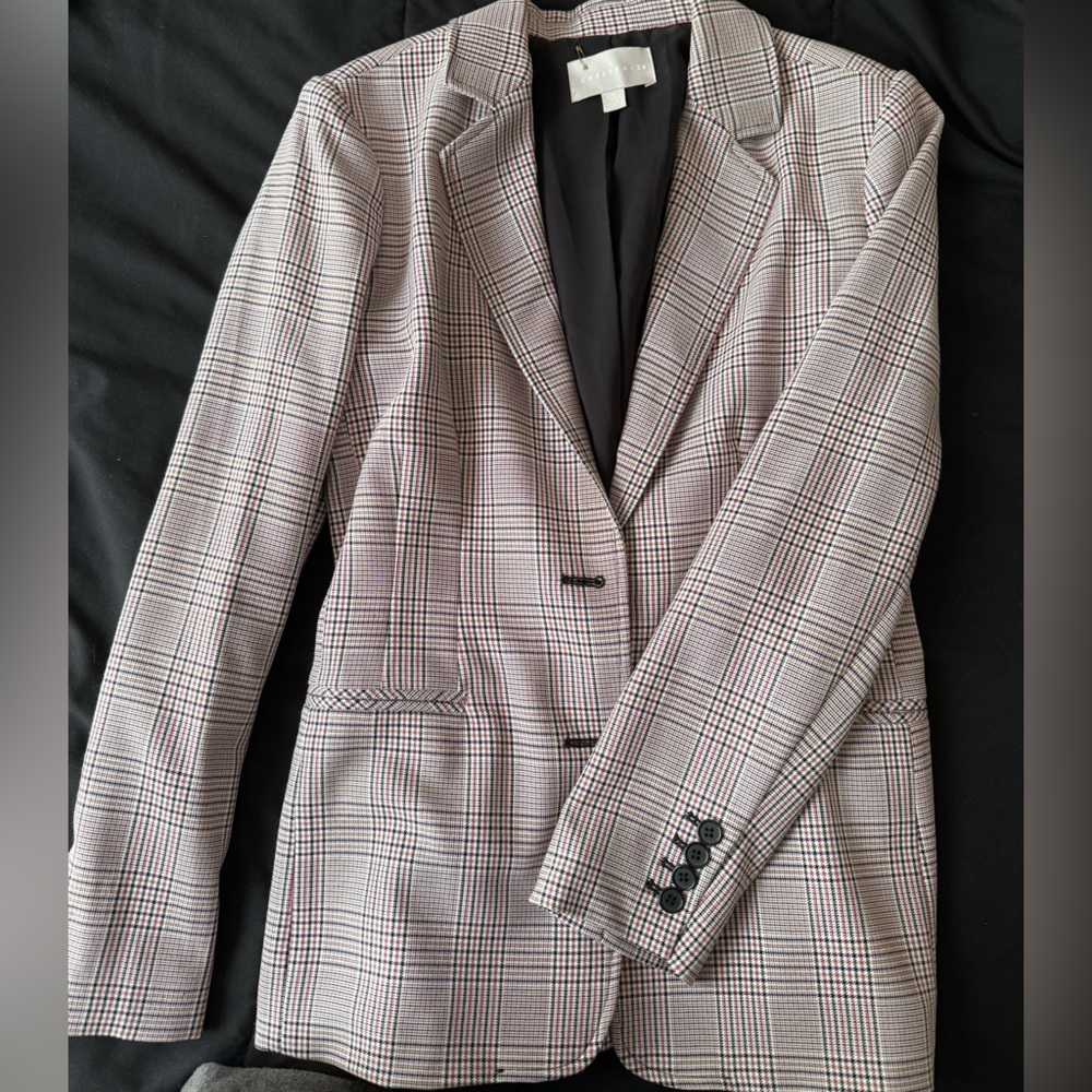 Stylish Plaid Blazer